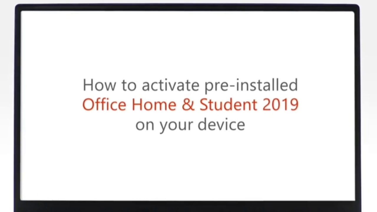 install home student 2019 with product key